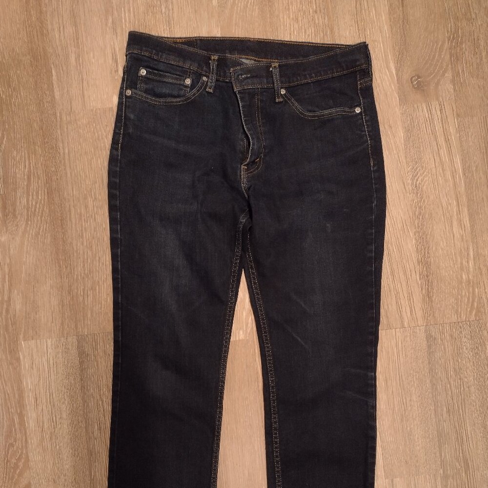 Levi Strauss original riveted 511 mens 34x32 navy blue jeans red tag